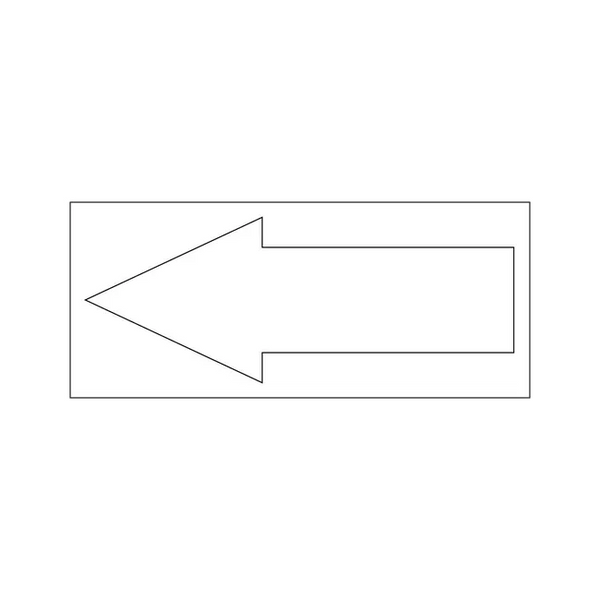 Bobcat 6533899 White Arrow Decal