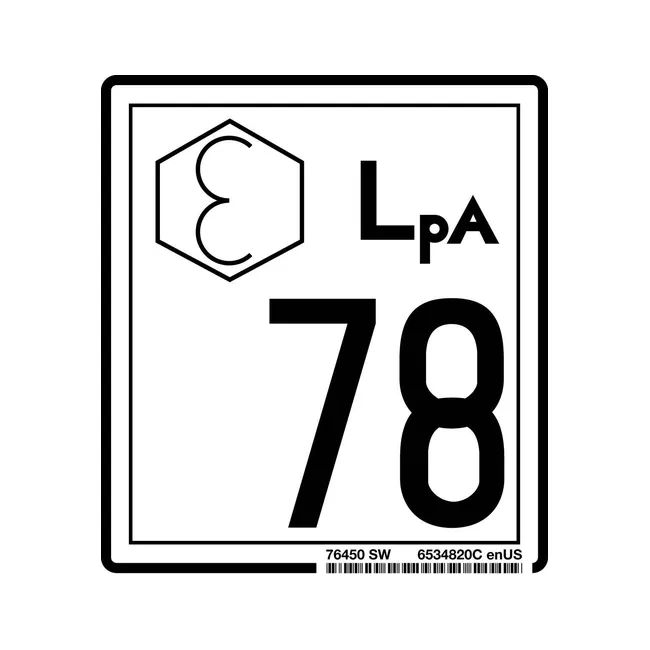 Bobcat 6534820 Warning Decal