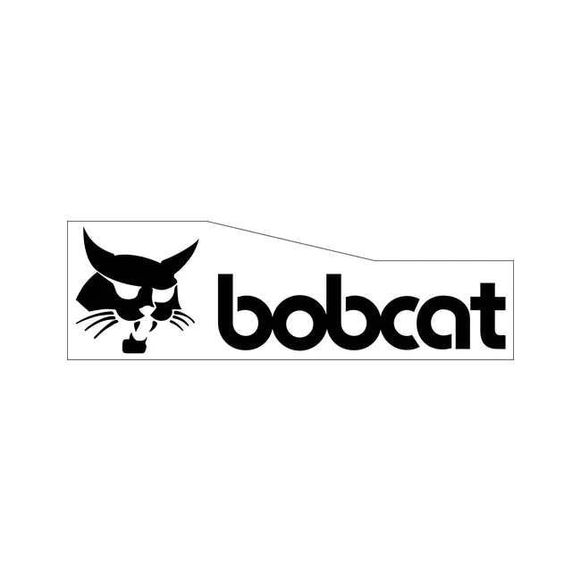 Bobcat 6560987 3.5 x 11.25 Bobcat Logo Decal for Excavators and Attachments