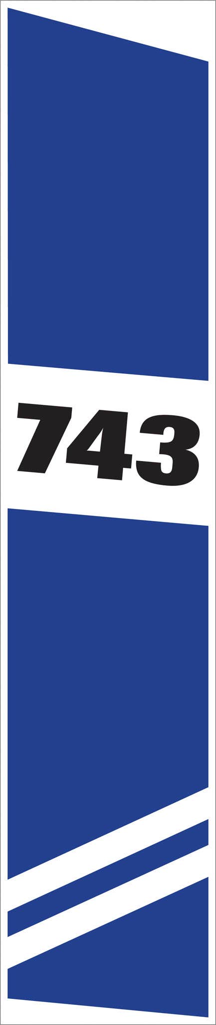 Bobcat 6569086 LH Decal for 743 Model Loaders