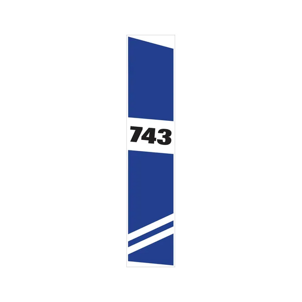Bobcat 6569086 LH Decal for 743 Model Loaders