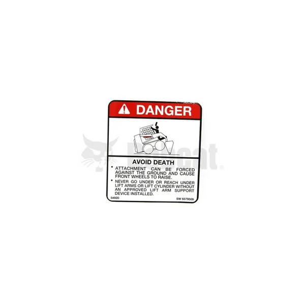Bobcat 6579509 Danger Decal