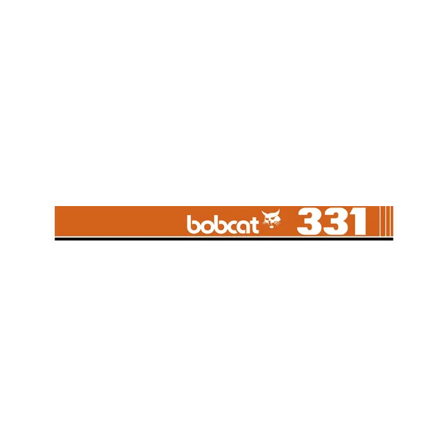 Bobcat 6588719 331 Model Left-Hand Decal