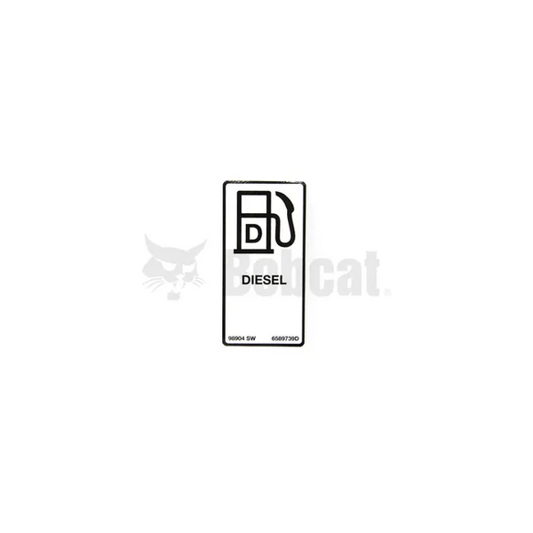 Bobcat 6589739 Diesel Decal