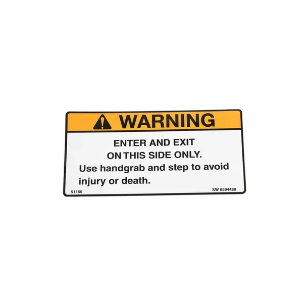 Bobcat 6594488 Decal Warning