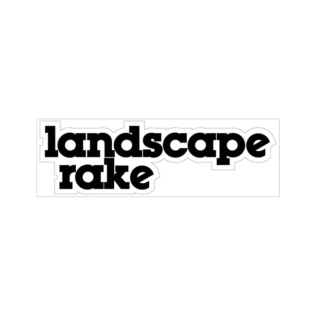 Bobcat 6594510 Landscape Rake Logo Decal For Landscape Rake