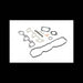 Engine T2 Upper Gasket Kit for Excavators, 6689011