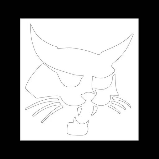DECAL, LOGO BOBCAT HEAD