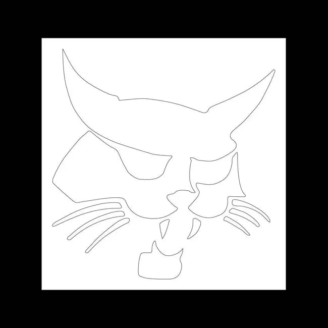 DECAL, LOGO BOBCAT HEAD