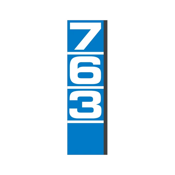 Bobcat 6708202 Model 763 Number Decal