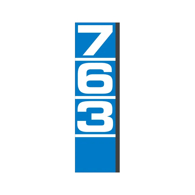 Bobcat 6708202 Model 763 Number Decal