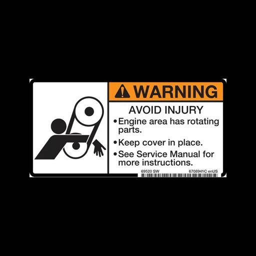 Warning Decal, 6708941