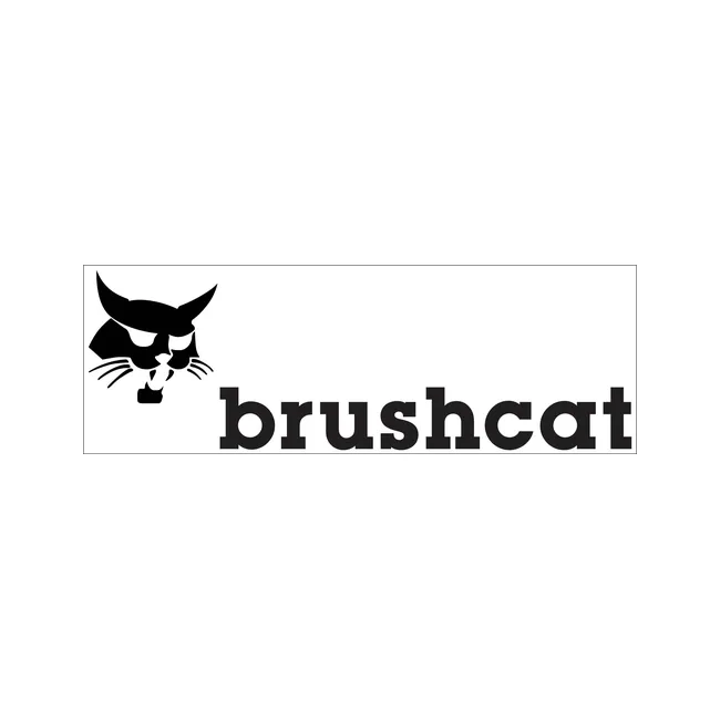 Bobcat 6717587 Brushcat Logo Decal for Rotary Cutter