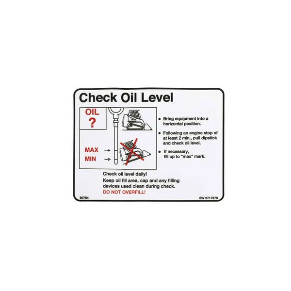 Bobcat 6717679 Decal for Track Loaders
