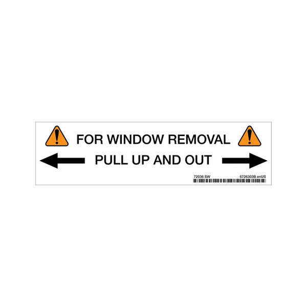 Bobcat 6726303 Rear Decal