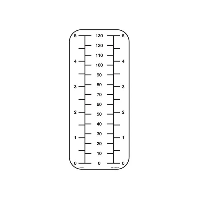 Bobcat 6726639 130 mm Depth Decal For Planer