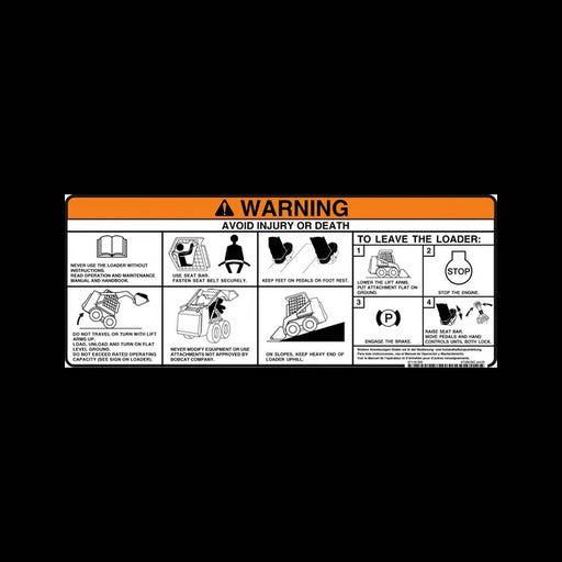 Warning Decal, 6728539