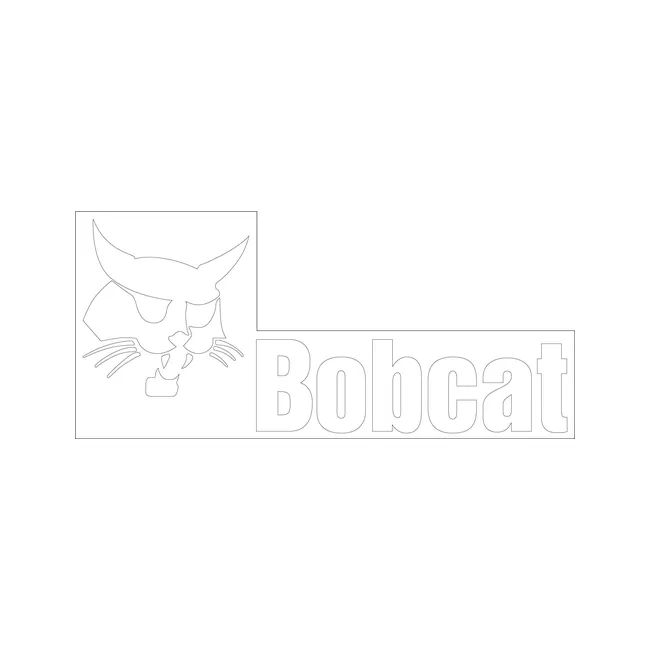 Bobcat 6729098 Bobcat Logo Decal 7.67 x 16.69