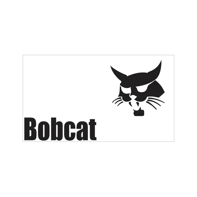 Bobcat 6729267 11.5 x 20 Vintage Left Side Bobcat Decal for Loaders