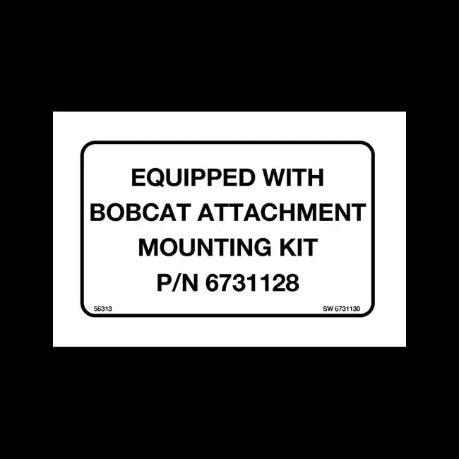 Discontinued, Mounting Kit Decal for Grapple, 6731130