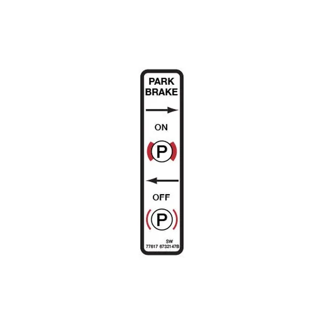 Bobcat 6732147 Brake Decal
