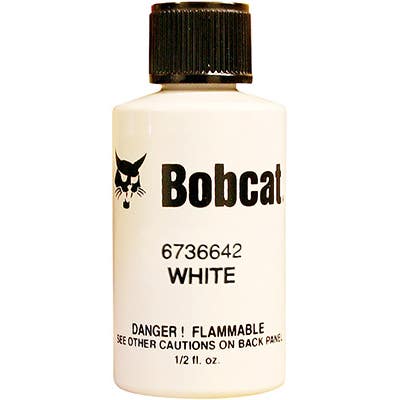 BOBCAT 6736642 PAINT, WHITE .5 OZ