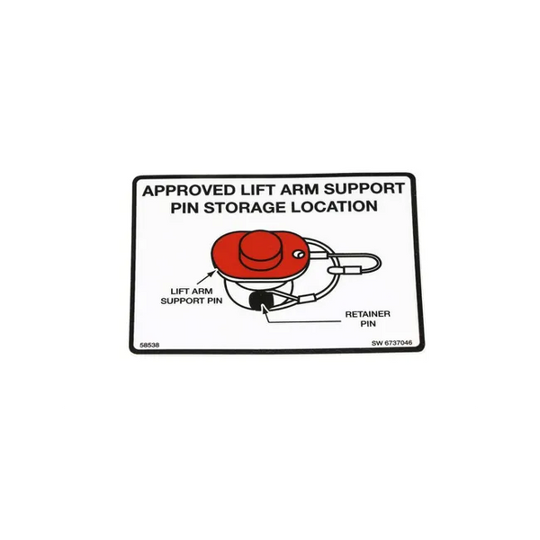 Bobcat 6737046 Decal For Mini Track Loaders