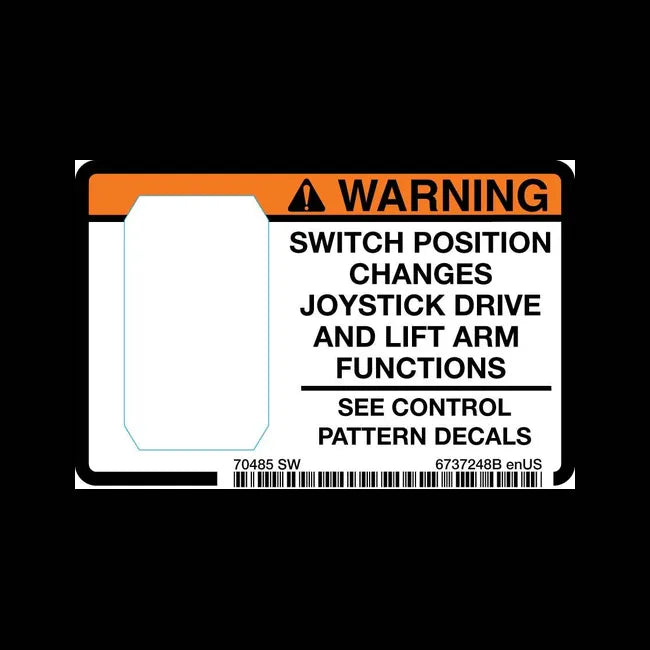 Warning Decal, 6737248