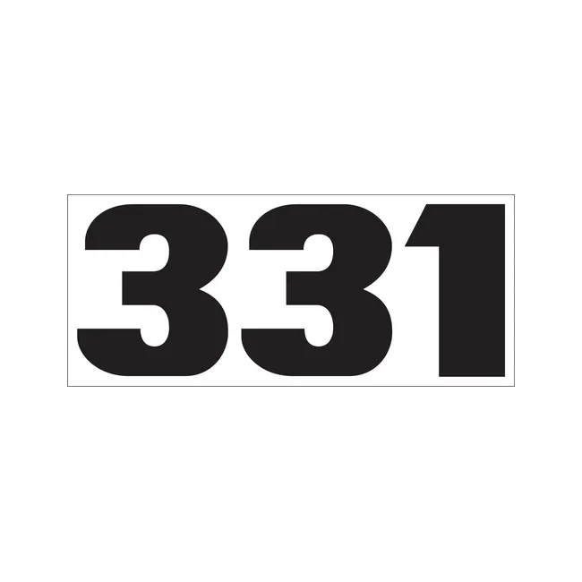 Bobcat 6806163 Model Number 331 Decal