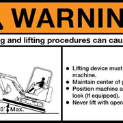 Bobcat 6808185 Warning Decal