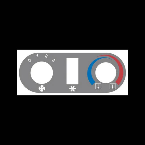 Heater Decal for Articulated Loaders, Excavators, and Work Machines, 6808433