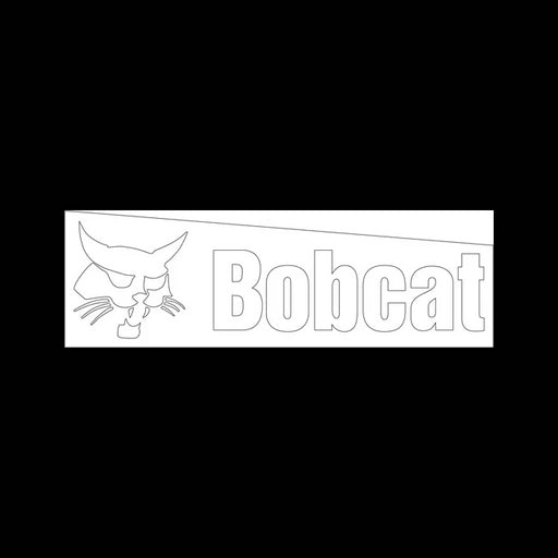 3.73 x 11.7 Bobcat Logo Decal for Bobcat Equipment, 6808543