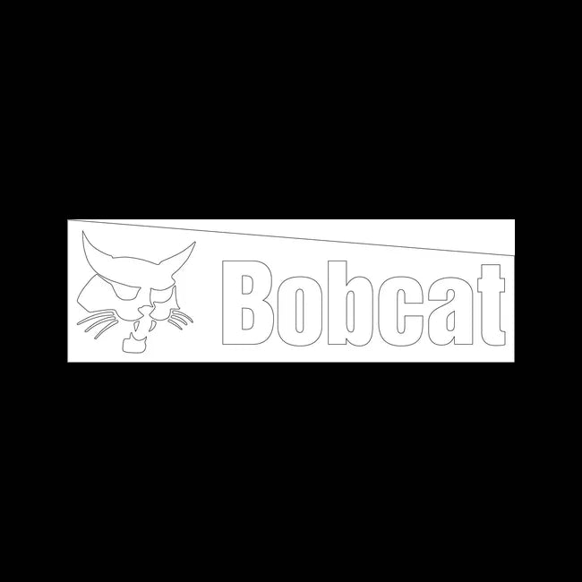 3.73 x 11.7 Bobcat Logo Decal for Bobcat Equipment, 6808543