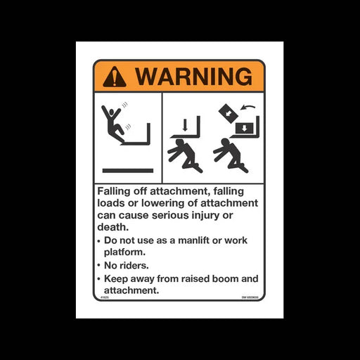 Warning Decal, 6809606