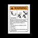 Warning Decal, 6809606