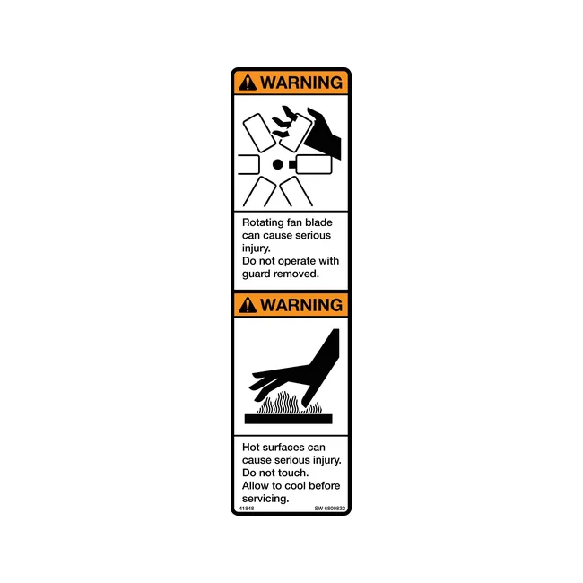 Bobcat 6809832 Warning Decal