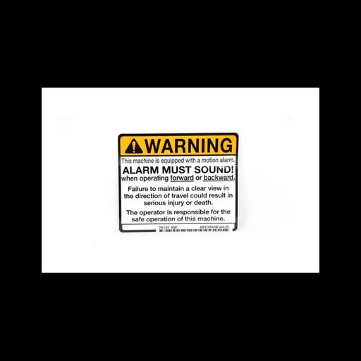 Warning Decal, 6810004