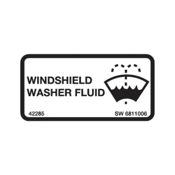 Bobcat 6811006 Washer Fluid Decal