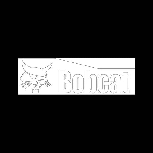 3.5 x 11.25 Bobcat Logo Decal for Bobcat Equipment, 6811236