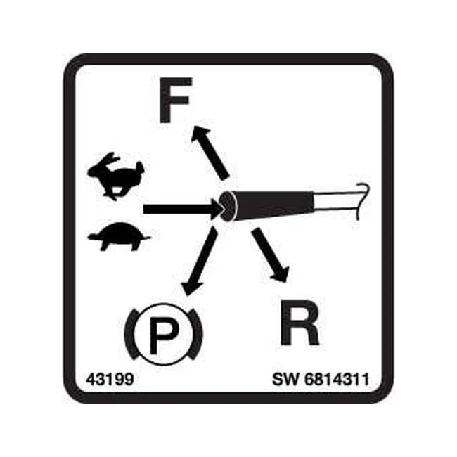 Bobcat 6814311 Level Decal