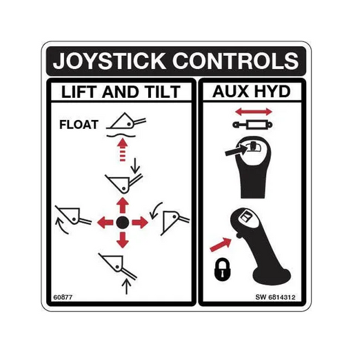 Joystick Control Decal, 6814312