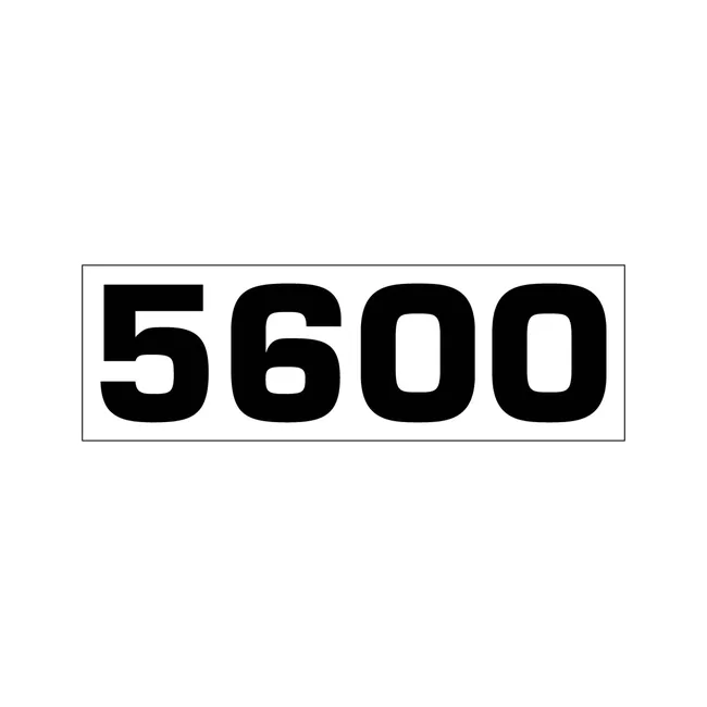 Bobcat 6814451 5600 Model Decal For Toolcat Work Machines