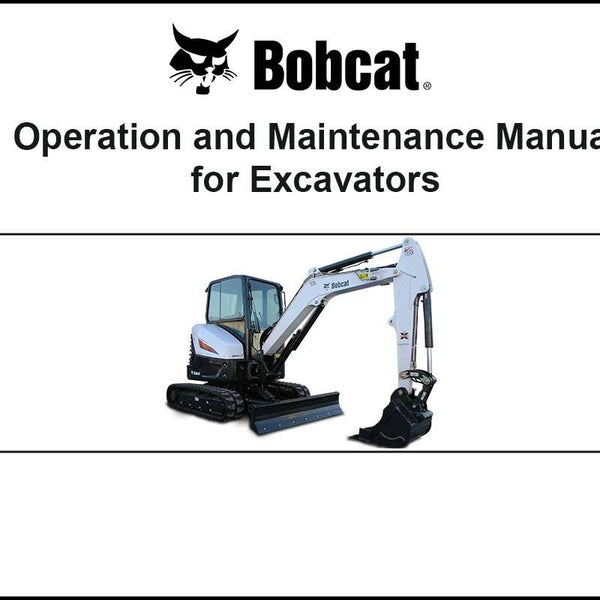 Bobcat 6901016PDF 320 322 Excavator Operation and Maintenance Digital Manual