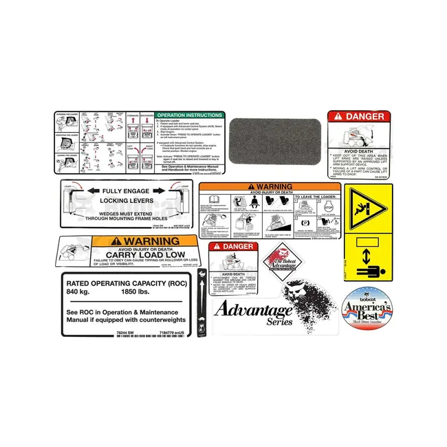 Bobcat 6901068 Kit Decal