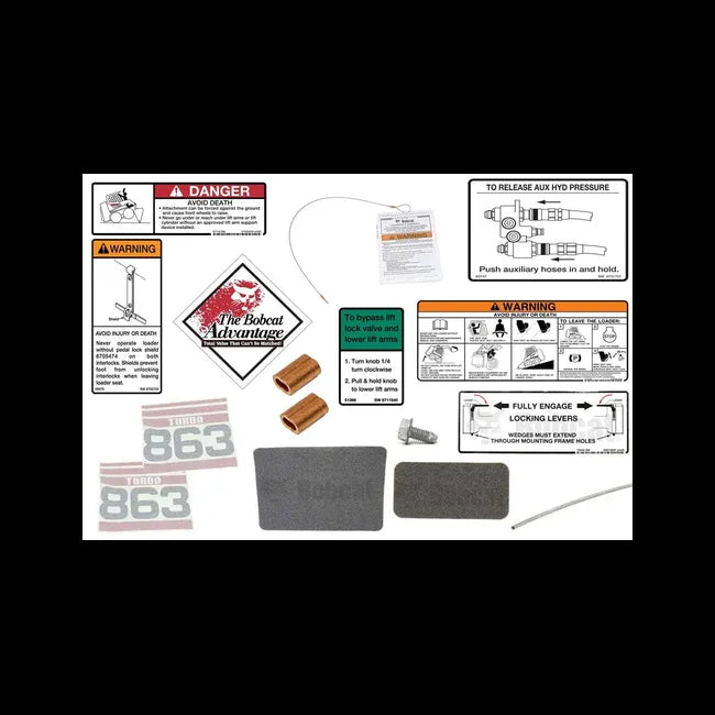 863 Decal Kit for Skid Steer Loaders, 6901376