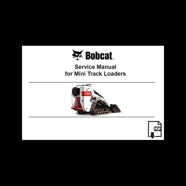 MT50 Mini Track Loader Digital Service Manual, 6901510PDF