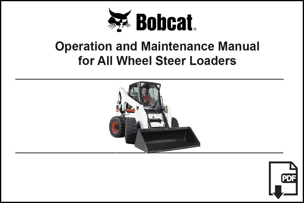 Bobcat 6901755PDF A300 All Wheel Steer Loader Operation and Maintenance Digital Manual