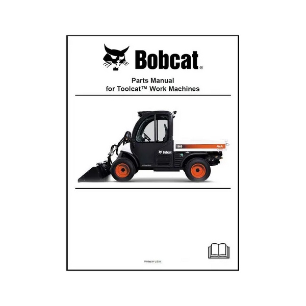 Bobcat 6902180 Toolcat Work Machine Parts Manual
