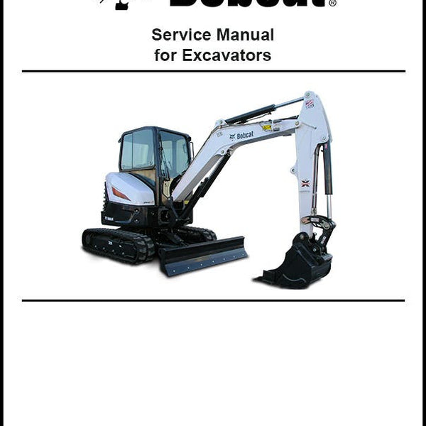 Bobcat 6902331 435 Excavator Service Manual Paper Copy English