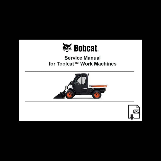 5600 Toolcat Work Machine Digital Service Manual, 6902819PDF